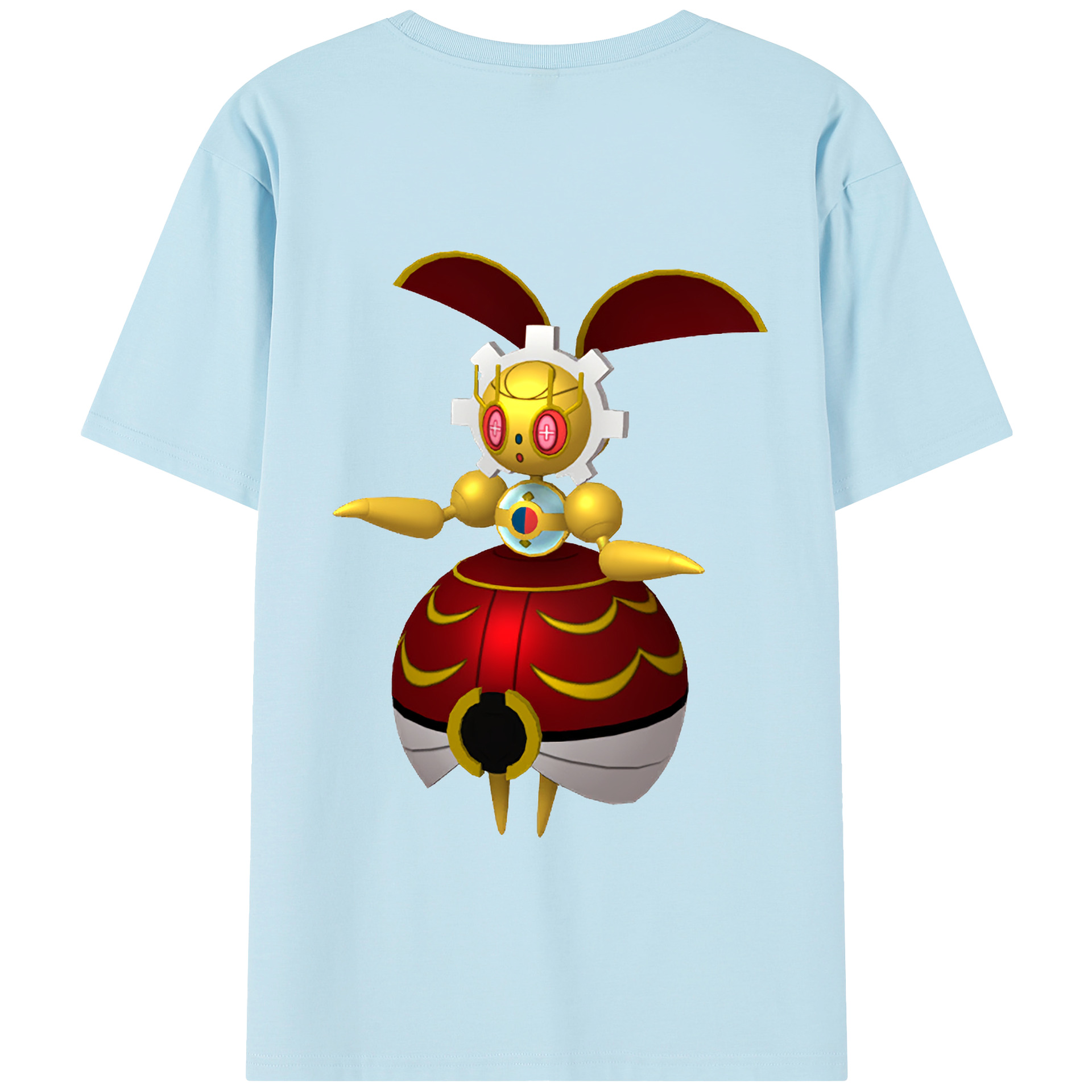 （画像用） ポケットモンスター Pokémon 綿100％半袖Tシャツ（背面プリント）